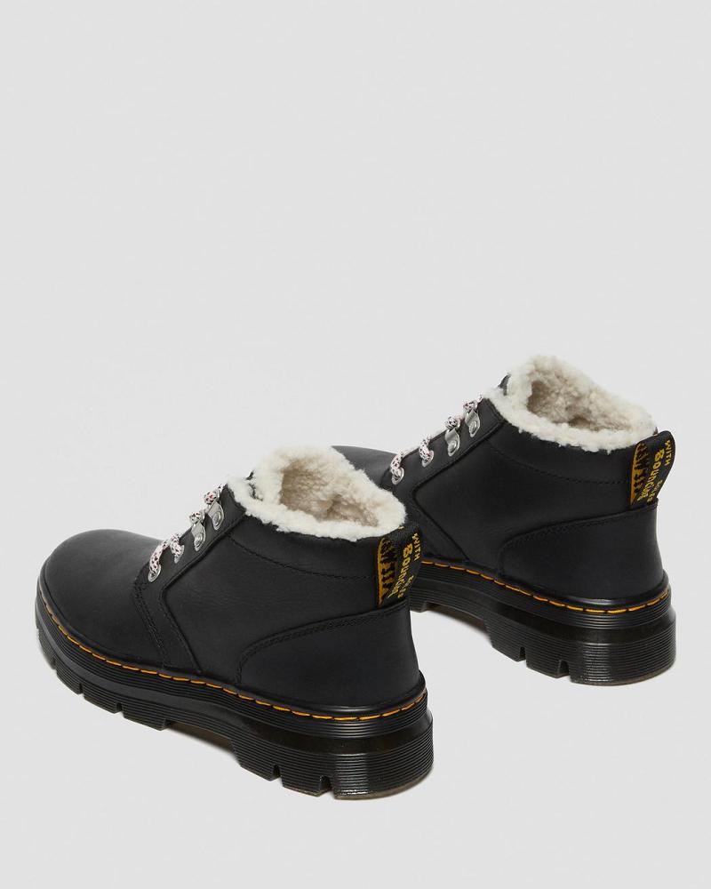 Black Women's Dr Martens Bonny Faux Shearling Lined Winter Boots | CA 285FDN